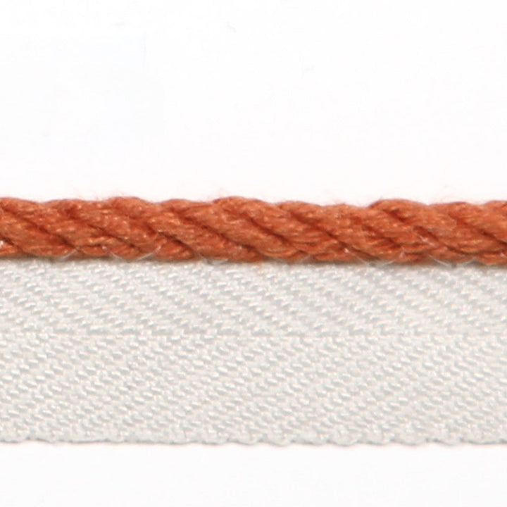 Le Lin Micro Cord Rust by Europatex Designer Fabric Le Lin 63% Linen, 37% Rayon 0.13 inches - Swanky Fabrics -