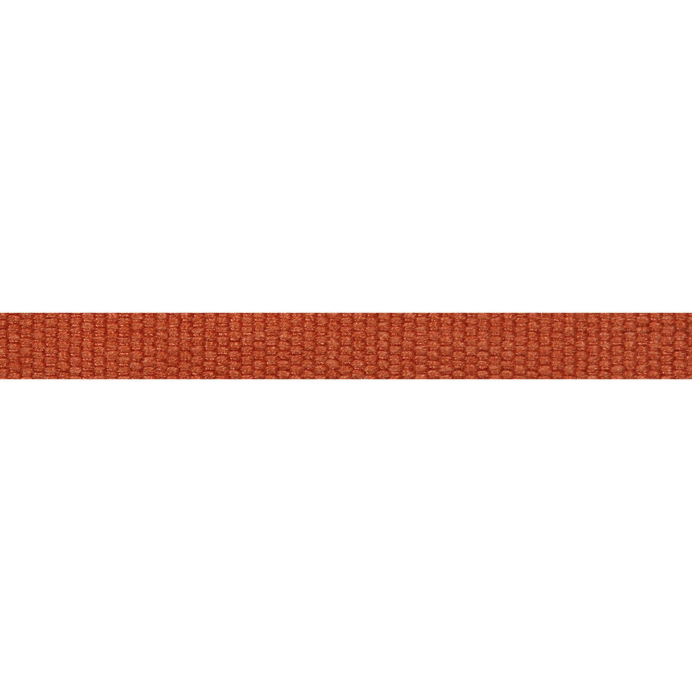 Le Lin Micro Tape Rust by Europatex Designer Fabric Le Lin 63% Linen, 37% Rayon 0.56 inches - Swanky Fabrics -