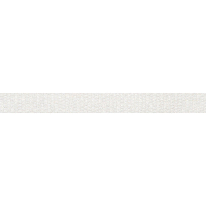 Le Lin Micro Tape White by Europatex Designer Fabric Le Lin 63% Linen, 37% Rayon 0.56 inches - Swanky Fabrics -