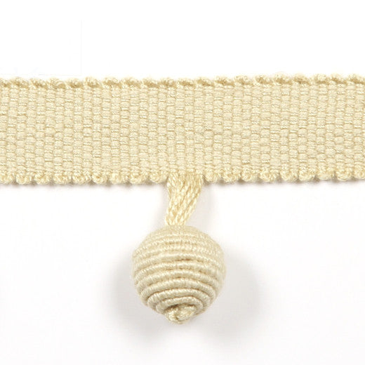 Le Lin Beaded Fringe - Camouflage by Europatex Designer Fabric Le Lin Collection 63% Linen / 37% Rayon China See Sample Horizontal: N/A and Vertical: N/A 1.46 inches  - Swanky Fabrics -
