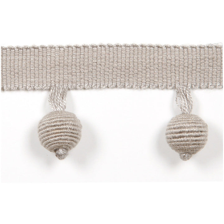 Le Lin Beaded Fringe Stone by Europatex Designer Fabric Le Lin 63% Linen, 37% Rayon 1.46 inches - Swanky Fabrics -