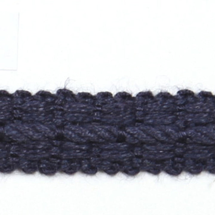 Le Lin Braid Navy by Europatex Designer Fabric Le Lin 63% Linen, 37% Rayon 0.50 inches - Swanky Fabrics -