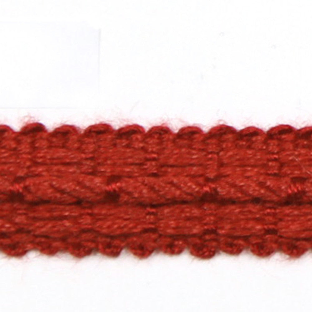 Le Lin Braid Rouge by Europatex Designer Fabric Le Lin 63% Linen, 37% Rayon 0.50 inches - Swanky Fabrics -
