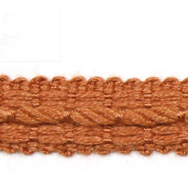 Le Lin Braid Rust by Europatex Designer Fabric Le Lin 63% Linen, 37% Rayon 0.50 inches - Swanky Fabrics -