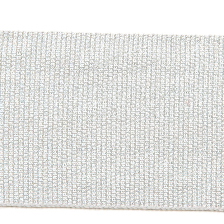 Le Lin Metallic Tape Ice by Europatex Designer Fabric Le Lin 41% Fibranne, 30% Rayon, 28% Metallic yarns, 1% Polyester 2.00 inches - Swanky Fabrics -