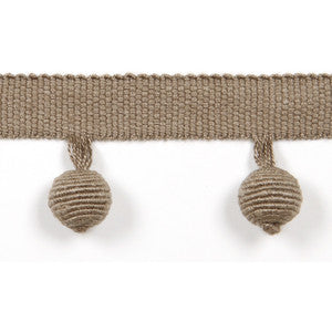 Europatex Fabric Le Lin Beaded Fringe Grain