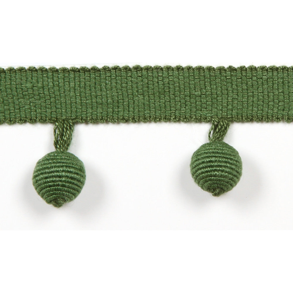 Le Lin Beaded Fringe Grasshopper by Europatex Designer Fabric Le Lin Collection 63% Linen, 37% Rayon China Horizontal: N/A and Vertical: N/A 1.46" - Swanky Fabrics -