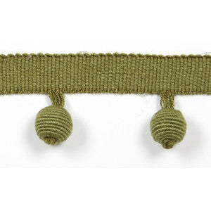 Europatex Fabric Le Lin Beaded Fringe Leaf