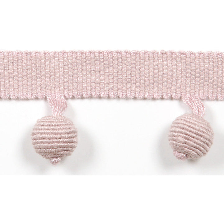 Le Lin Beaded Fringe Pink Bliss by Europatex Designer Fabric Le Lin Collection 63% Linen, 37% Rayon China Horizontal: N/A and Vertical: N/A 1.46" - Swanky Fabrics -