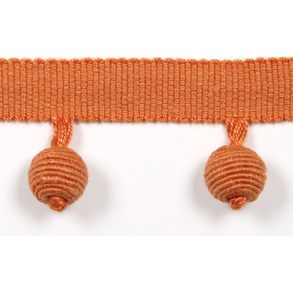 Le Lin Beaded Fringe Saffron by Europatex Designer Fabric Le Lin Collection 63% Linen, 37% Rayon China Horizontal: N/A and Vertical: N/A 1.46" - Swanky Fabrics -