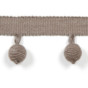 Europatex Fabric Le Lin Beaded Fringe Shadow
