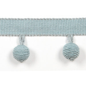 Europatex Trim Le Lin Beaded Fringe Sky