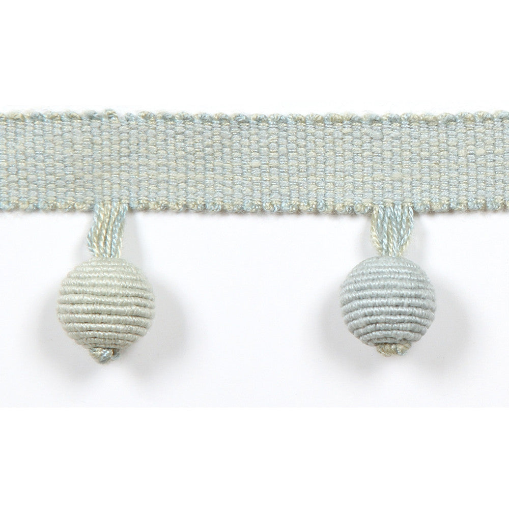 Le Lin Beaded Fringe Spa by Europatex Designer Fabric Le Lin Collection 63% Linen, 37% Rayon China Horizontal: N/A and Vertical: N/A 1.46" - Swanky Fabrics -