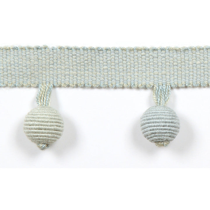 Le Lin Beaded Fringe Spa by Europatex Designer Fabric Le Lin Collection 63% Linen, 37% Rayon China Horizontal: N/A and Vertical: N/A 1.46" - Swanky Fabrics -