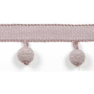 Europatex Fabric Le Lin Beaded Fringe Whisper