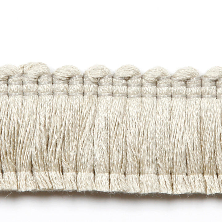 Legacy Brushed Fringe Quartz by Europatex Designer Fabric Legacy 97% Linen, 3% Polyester 1.20 inches - Swanky Fabrics -