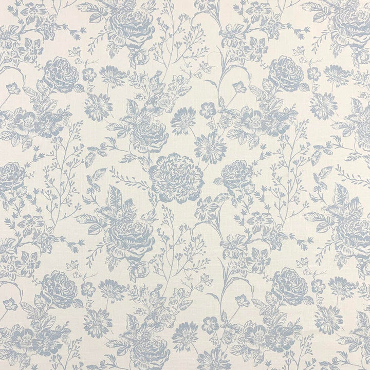 Lillian August Agnes Skyblue by Magnolia Designer Fabric - 100% Cotton Spain 50000 Horizontal: 18 and Vertical: 17 54 - Swanky Fabrics -