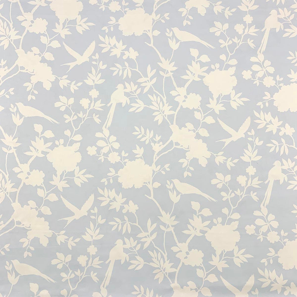 Lillian August Birdie Blue by Magnolia Designer Fabric - 100% Cotton Sateen India 50000 Horizontal: 17.99 and Vertical: 17.91 54 - Swanky Fabrics -