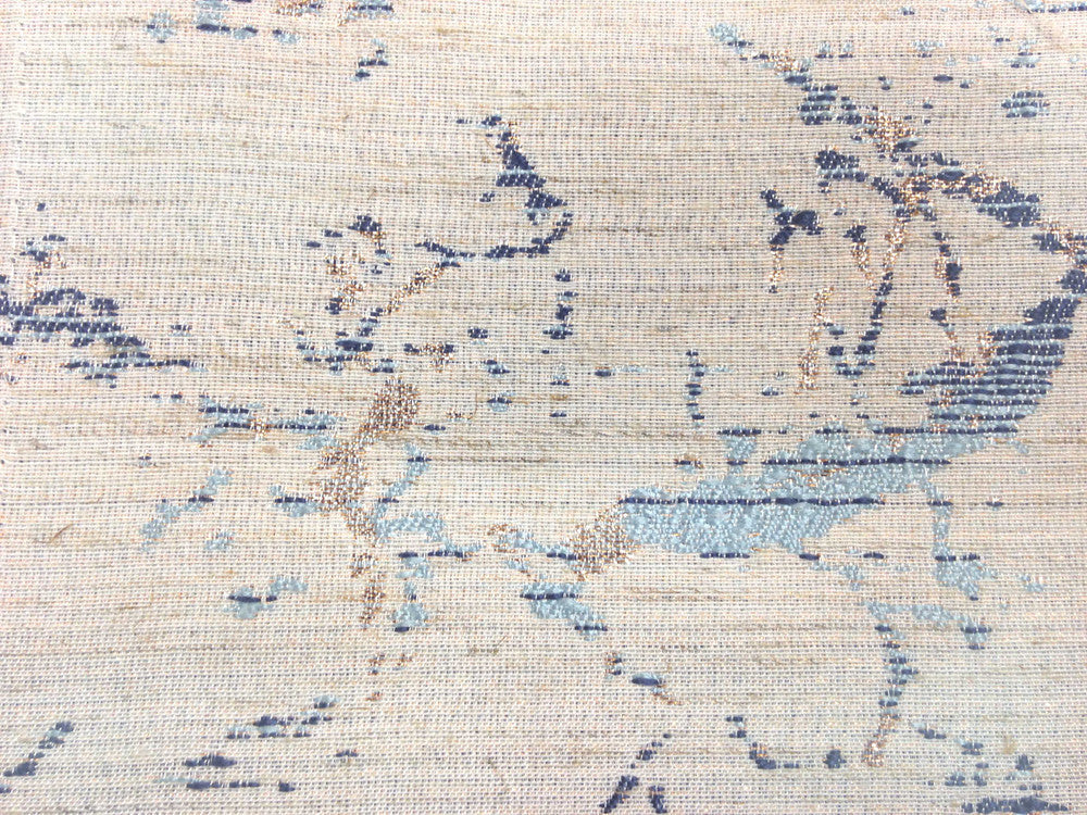 Limestone Blue by Europatex Designer Fabric Limestone 100% Polyester China Horizontal: 11" and Vertical: 15" 110" - Swanky Fabrics -