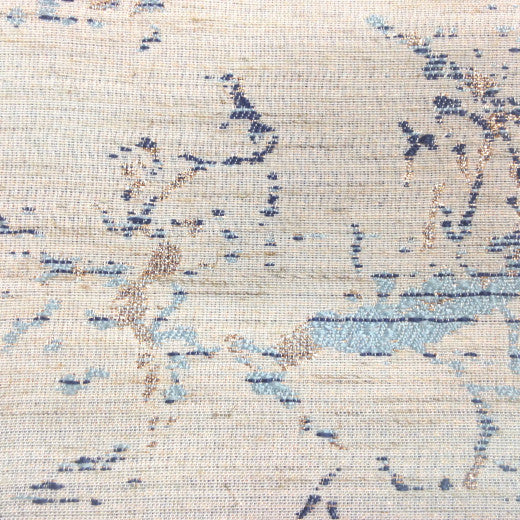 Limestone - Blue by Europatex Designer Fabric Limestone 100% Polyester China See Sample Horizontal: N/A and Vertical: N/A 110.00 inches  - Swanky Fabrics -
