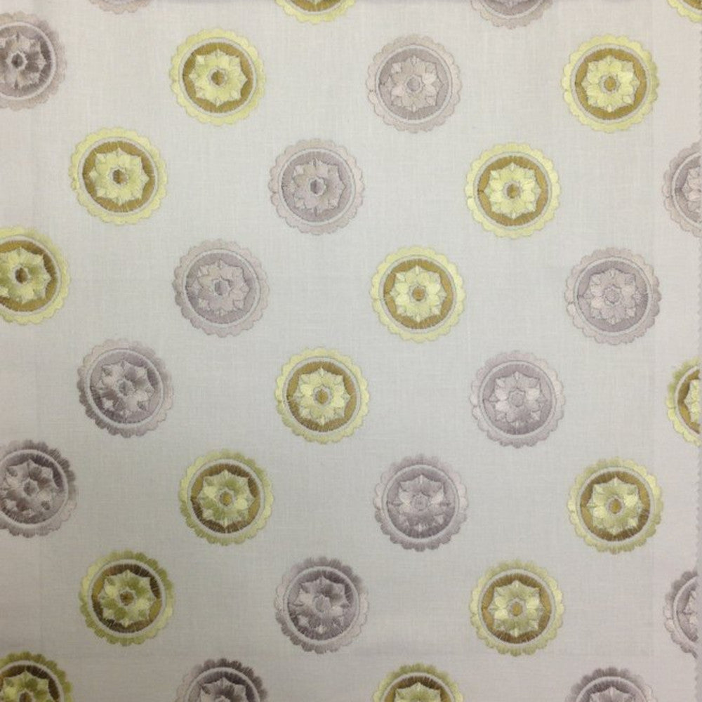 Loneto D Lime by Europatex Designer Fabric Loneto 60% Polyester, 40% Cotton 09.50" H, 08.70" V 57.00 inches - Swanky Fabrics -