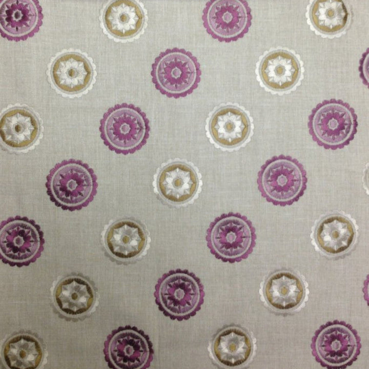 Loneto D Rose by Europatex Designer Fabric Loneto 60% Polyester, 40% Cotton 09.50" H, 08.70" V 57.00 inches - Swanky Fabrics -