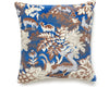 Tails Tale Pillow 22 X 22 - Blue Wood M1SDDK02640001 by Scalamandre Designer Pillow