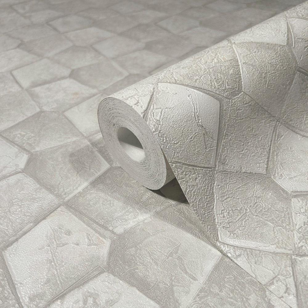 Waterford Dove Tiled Wallpaper by Antonina Vella Designer