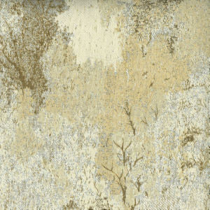Mack Gold by Norbar Designer Fabric 100% POLYESTER CHINA 15 1/2 V 15 H 110 - Swanky Fabrics -