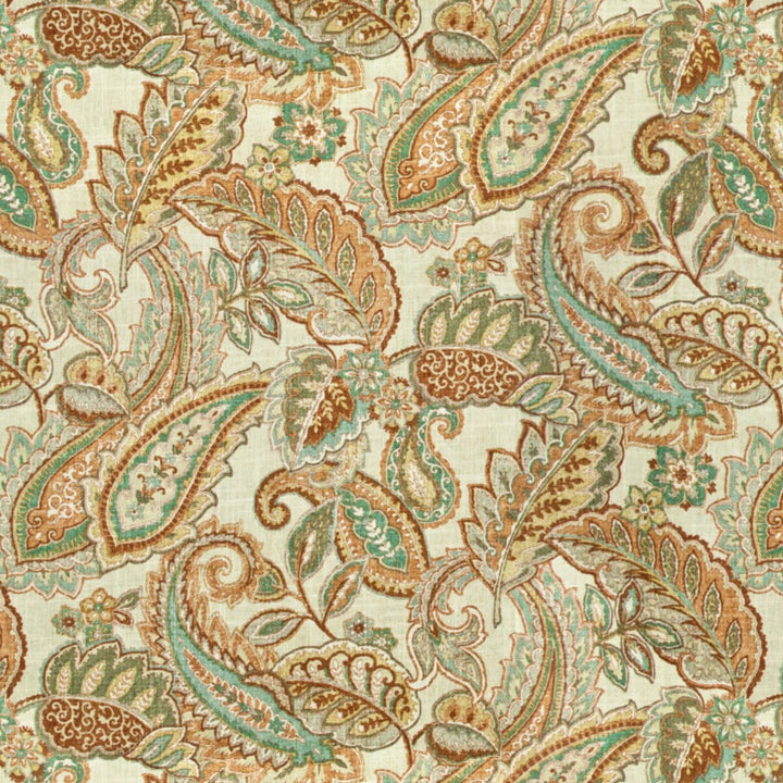 Maderia 2 Shoreline by Stout Designer Fabric RAINBOW LIBRARY SPA/TEAL 55%LIN 45%SVI SOUTH KOREA CATB 117-2013 WYZENBEEK 12 000 DOUBLE RUB WEAR TEST (MEDIUM DUTY) Horizontal: 27 and Vertical: 25.25 56 in - Swanky Fabrics -
