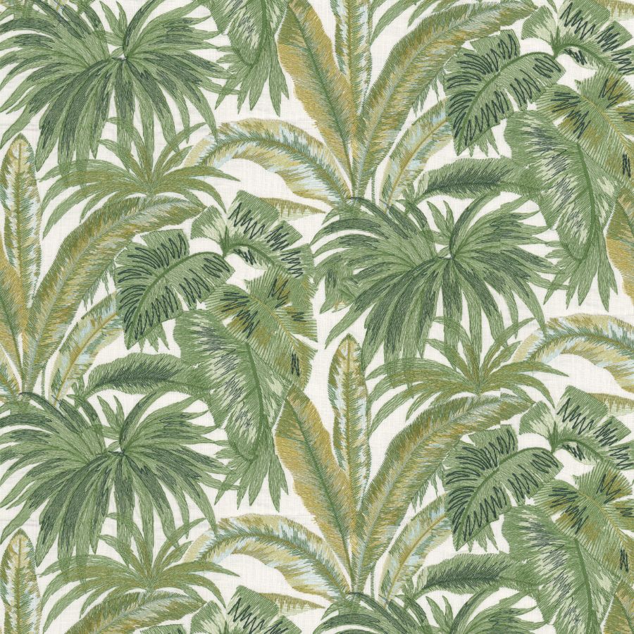 Magpie 2 Jungle by Stout Designer Fabric Magpie 2 Jungle by Stout Fabric COMFORTABLE LIVING PISTACHIO/CHIVE 100%COT %VEMB India Horizontal: 25.125 and Vertical: 15 50 in - Fabric Carolina -