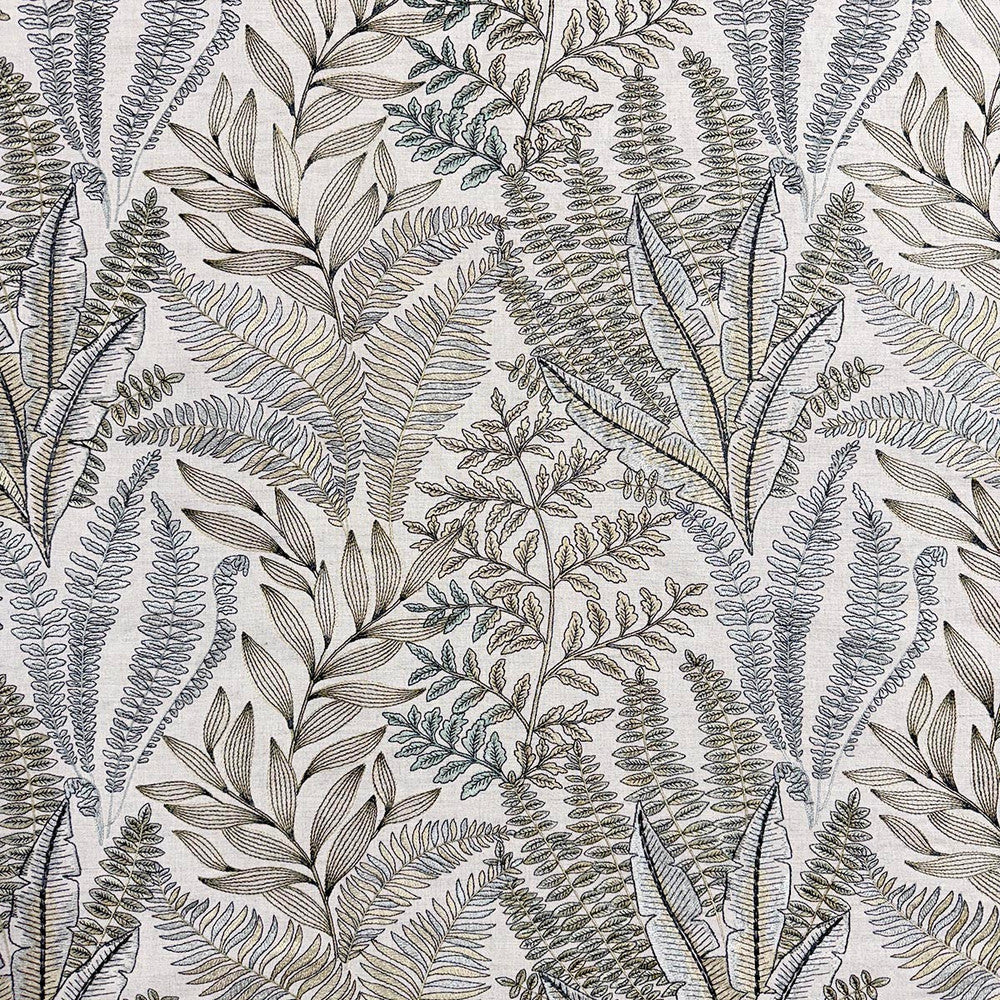 Maiden Leaf by Magnolia Designer Fabric - 60% Cotton, 40% Linen India 20000 Horizontal: 17 and Vertical: 14.75 51 - Swanky Fabrics -