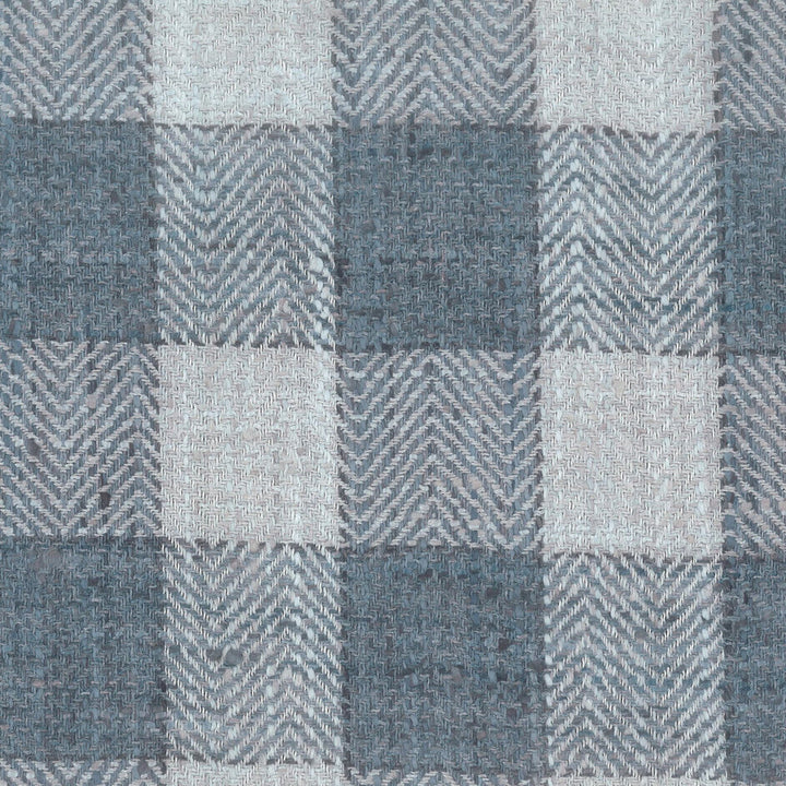 Maize 2 Denim by Stout Designer Fabric COMFORTABLE LIVING SPRAY/OCEAN 100%POL INDIA Horizontal: 3.000 and Vertical: 3.375 55.25 in - Swanky Fabrics -
