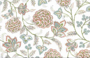 Norbar Fabric Malaysia Coral Aqua