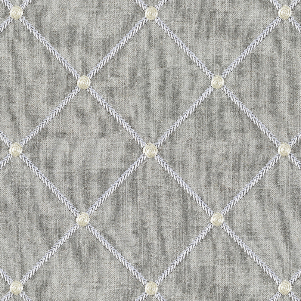 Malden Chinchilla by Magnolia Designer Fabric - 20% Linen, 45% Viscose, 35% Polyester China Horizontal: 5.1 and Vertical: 5.1 51 - Swanky Fabrics -