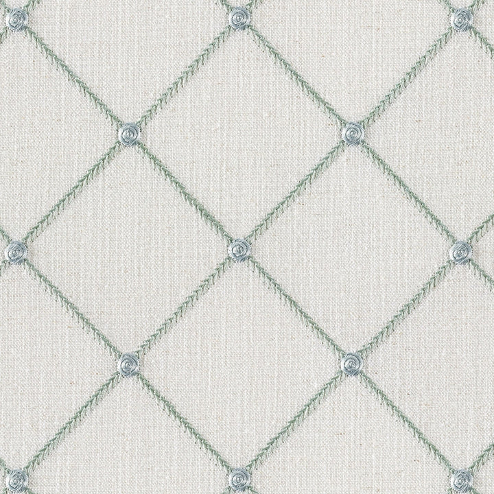 Malden Seapearl by Magnolia Designer Fabric - 20% Linen, 45% Viscose, 35% Polyester China Horizontal: 5.1 and Vertical: 5.1 51 - Swanky Fabrics -