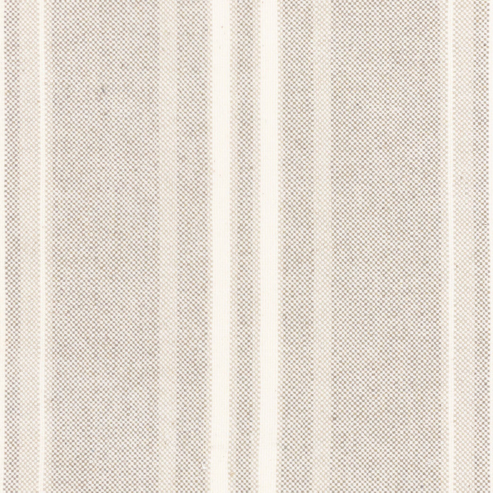 Malibu 4 Raffia by Stout Designer Fabric JUST STRIPES NATURAL/CHARCOAL 88%COT 12%POL USA Horizontal: 0.000 and Vertical: 6.750 54 in - Swanky Fabrics -