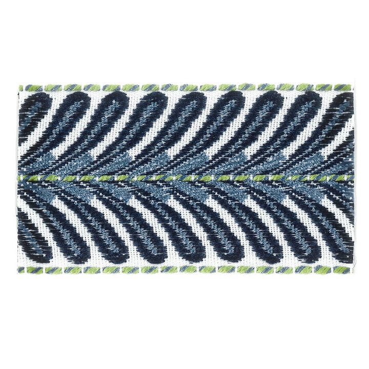 Mamzer 1 Indigo by Stout Designer Trim INSIGHTS TRIM 63%SVI 37%POL CHINA </p><p>Repeat: 0 2.63 in - Swanky Fabrics -