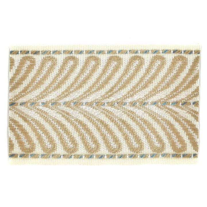 Mamzer 3 Beige by Stout Designer Trim Insights Trim 63% Spun Viscose 37% Polyester CHINA Horizontal: 0.5 and Vertical: 0 2.63 in - Swanky Fabrics -