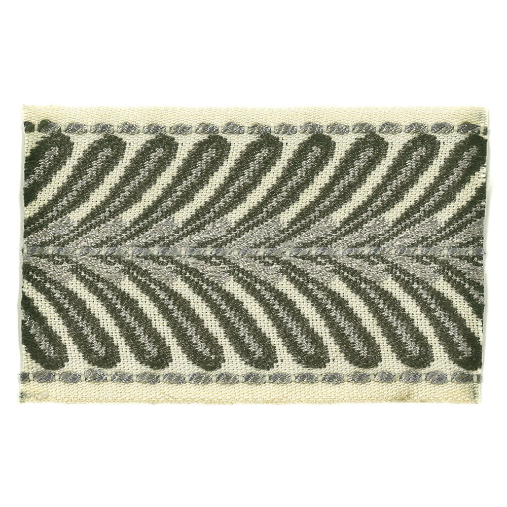 Mamzer 6 Charcoal by Stout Designer Trim INSIGHTS TRIM 63%SVI 37%POL CHINA </p><p>Repeat: 0 2.63 in - Swanky Fabrics -