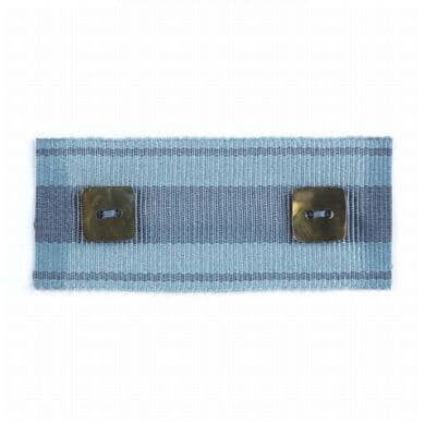 Manfred 2 Ocean by Stout Designer Trim INSPIRATIONS TRIM 95%SVI 5%POL CHINA Horizontal: 0 and Vertical: 0 1.5 in - Swanky Fabrics -