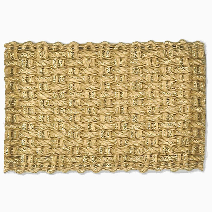 Marden 10 Wheat by Stout Designer Trim New World Tapes & Borders 100% Linen ITALY Horizontal: 0 and Vertical: 0 1.63 in - Swanky Fabrics -