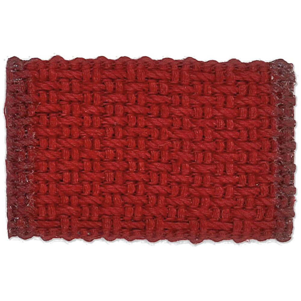 Marden 12 Cranberry by Stout Designer Trim NEW WORLD TAPES & BORDERS 100%LIN ITALY Horizontal: 0.000 and Vertical: 0.000 1.63 in - Swanky Fabrics -