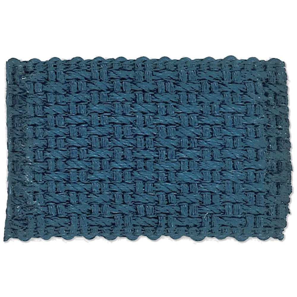 Marden 18 Pacific by Stout Designer Trim New World Tapes & Borders 100% Linen ITALY Horizontal: 0 and Vertical: 0 1.63 in - Swanky Fabrics -