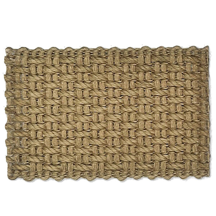Marden 6 Jute by Stout Designer Trim New World Tapes & Borders 100% Linen ITALY Horizontal: 0 and Vertical: 0 1.63 in - Swanky Fabrics -