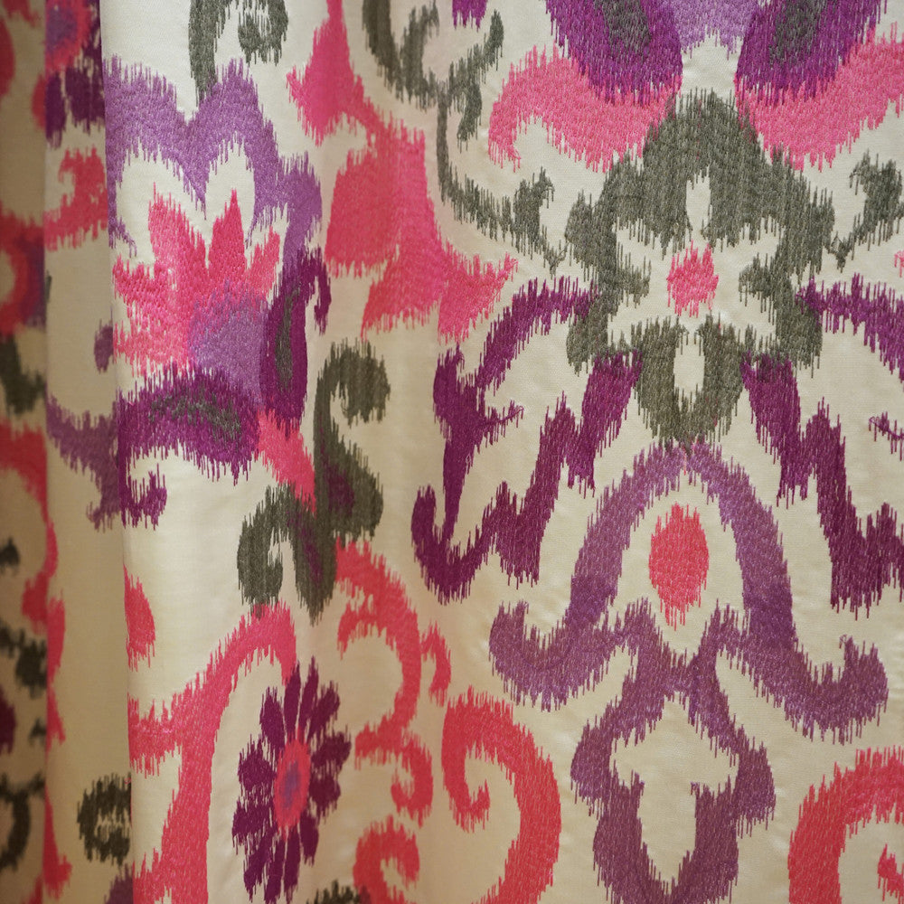 Mardigras 43Sj101 by JF Designer Fabric JF Studio 86% Viscose, 14% Silk India Horizontal: 26 and Vertical: 26 54 - Swanky Fabrics -