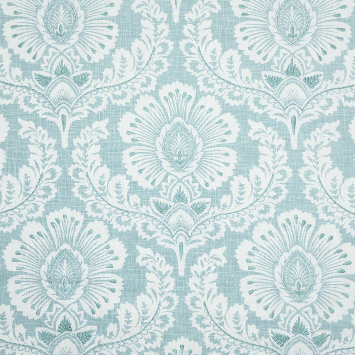 Marengo 2 Glacier by Stout Designer Fabric COMFORTABLE LIVING BAHAMA/CARIBBEAN 100%COT INDIA Horizontal: 13.125 and Vertical: 15.375 57 in - Swanky Fabrics -