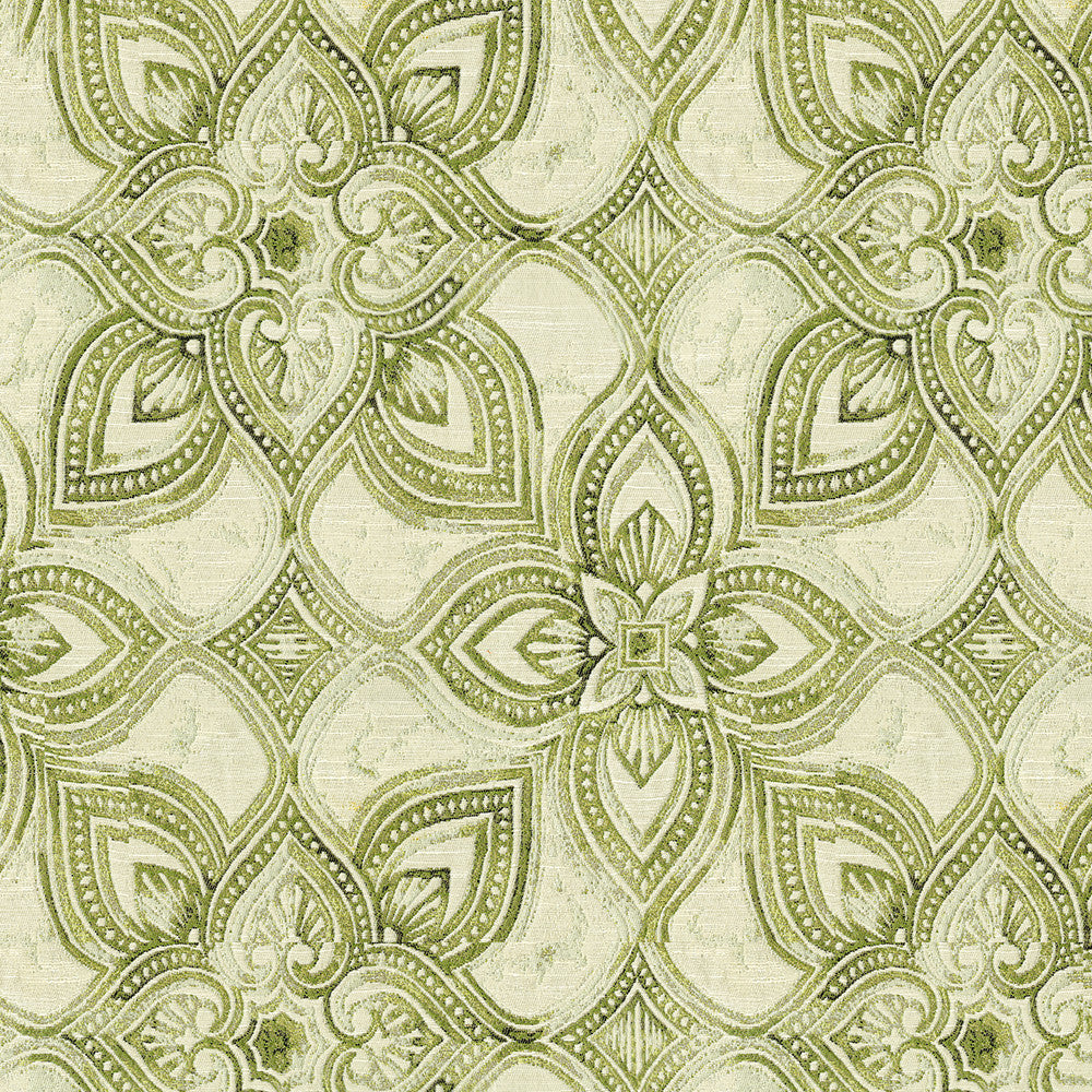 Maribel 202 Patina by ABBEYSHEA Designer Fabric 100% Polyester China 18,000 Double Rubs (Wyzenbeek) </p><p>Repeat: Horizontal: 13.5" (34.3 cm) Up the Roll and Vertical: 13.5" (34.3 cm) Across the Roll 54" (137 cm) - Swanky Fabrics -