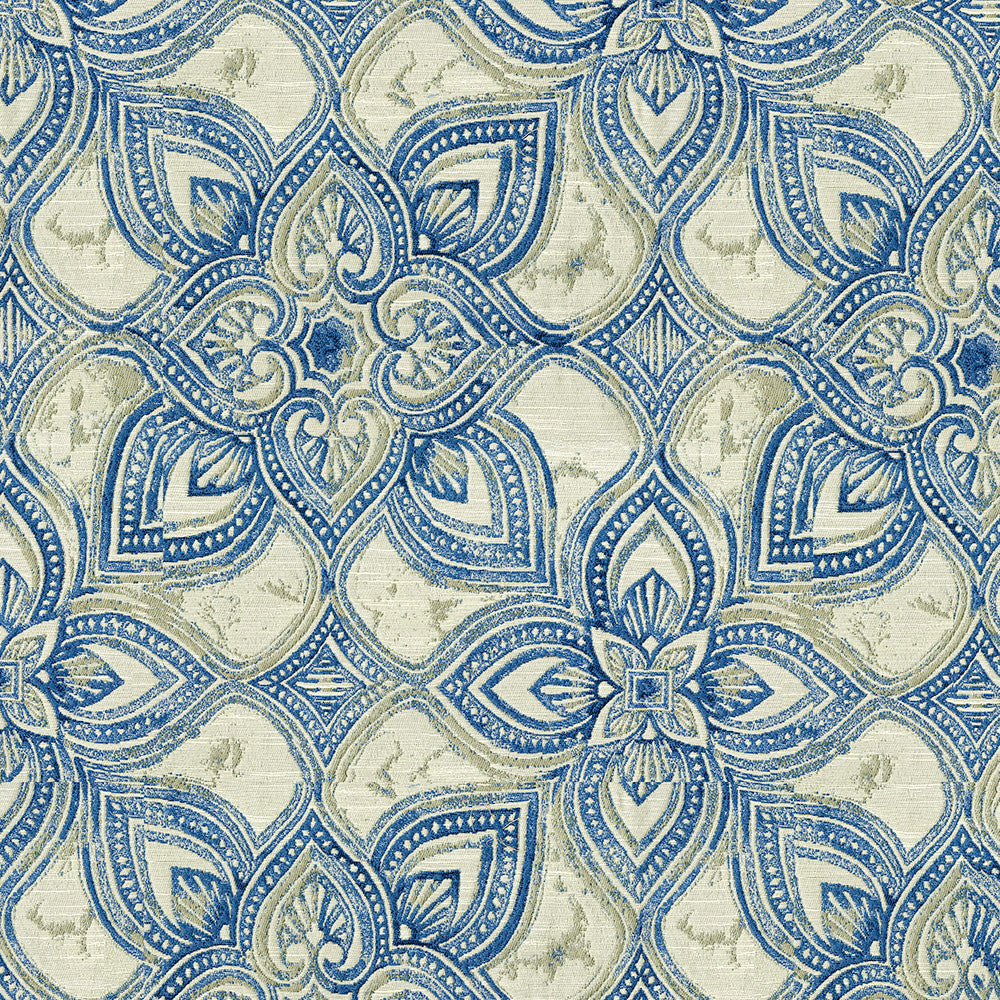 Maribel 305 Indigo by ABBEYSHEA Designer Fabric N/A 85% Polyester, 15% Cotton China 50,000 Double Rubs </p><p>Repeat: Horizontal: 3.6" (9.3 cm) Across the Roll and Vertical: 3.7" (9.5 cm) Up the Roll 55" (140 cm) - Swanky Fabrics -