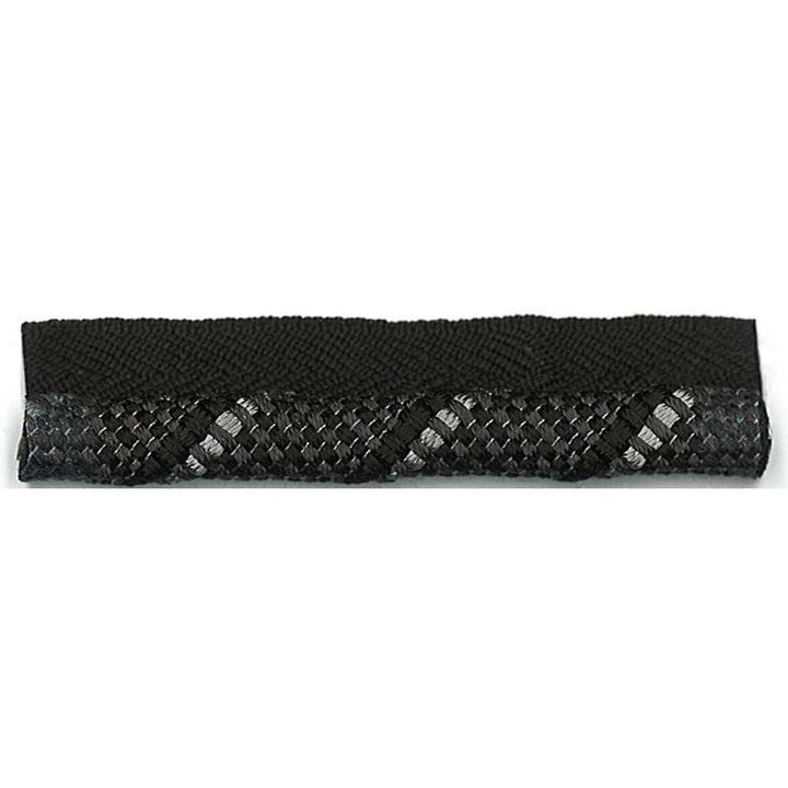 Marlo 1 Jet by Stout Designer Trim JUST CORDS 66%COT 32%SVI 2%NYL CHINA Horizontal: 0 and Vertical: 0 0.38 in - Swanky Fabrics -